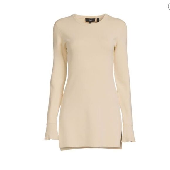 THEORY
Milania Tunic Sweater Wood Ash Lustrate Small NWT in packaging - Picture 3 of 6